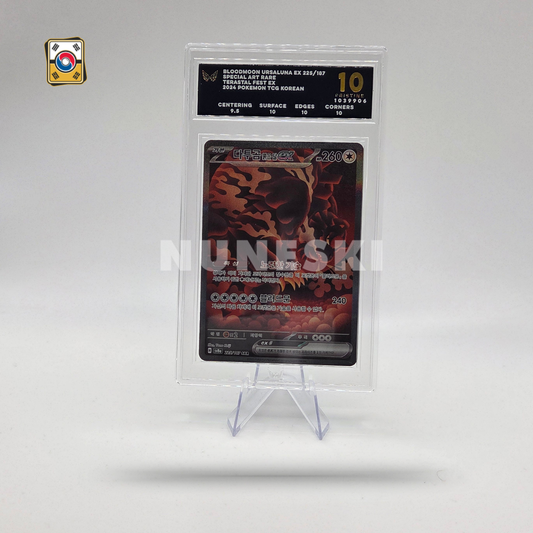 Bloodmoon Ursaluna EX (SAR) (Terastal Festival EX - 225/187) - Ark Grading Pristine 10 - Korean
